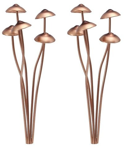 Sizoriruk 2X Mushroom Metal Decorative Garden Stakes Perfect for Outdoor Spring Decor and Adding to Your Metal Flowers