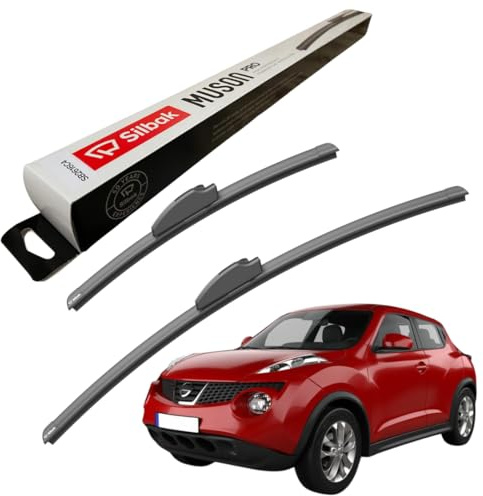 Silbak Windscreen Wipers, fits for NISSAN JUKE (07/2010-03/2017) Wiper Blades, 550mm/350mm