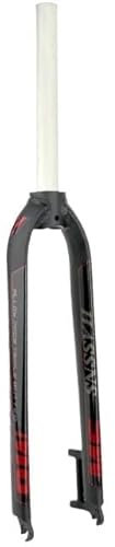 Forcella Mtb Forcella rigida opaca adatta for mountain bike in lega di alluminio da 26/27,5/29 pollici, tubo dritto, montante anteriore da 28,6 mm, forcella rigida MTB Forcelle Rigide Mtb(For26 27.5 2