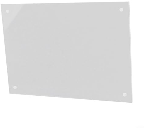 ZWEquipint Transparenter Acryl-Bilderrahmen, magnetischer Display-Ständer, Schreibtisch-Ornament, doppelseitiger Bilderhalter, für Heimbüro-Dekoration, 5,5 x 8,2 cm bis 10 x 15 cm (15 x 21 cm)