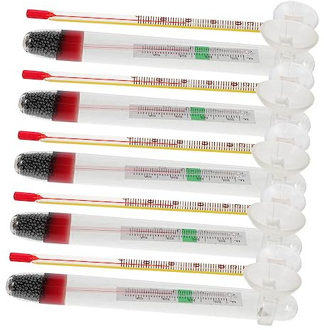 Abaodam 10stücke Teiliges Aquarium Thermometer Für Süßwasser Salzwasseraquarien Einfach Zu Bedienen Präzise Praktisches Zubehör Für Aquarienliebhaber