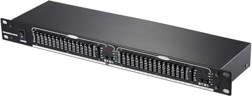 EPANO LXXW Audio Equalizer 15-Band Audio Equalizer, 2-channel Stereo Graphic Equalizer, with High/mid/low Frequency Adjustment Graphic Equalizer
