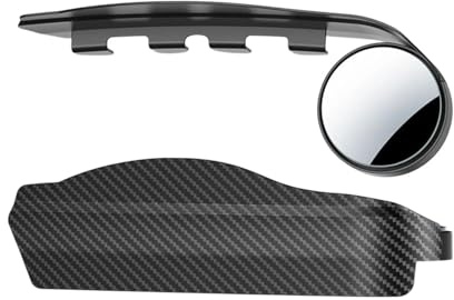 Lot De 2 Rétroviseurs Anti-pluie Pour Voiture Avec Grand Angle Et Rétroviseur Rond Rétroviseur de Voiture Sourcils