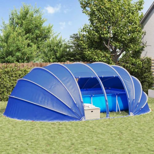 Générique Dôme de Tente de Piscine Bleu 538 x 440 x 204 cm,Maison & Jardin,Piscine & Spa,Accessoires pour piscines & spas,Bâches de piscines & Tapis de Sol,Bleu,12 KG,42001137