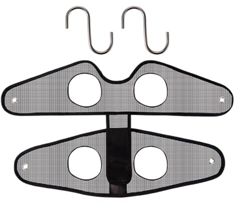 Generico Hängematte für die Hundepflege, Hängesack aus kratzfestem Netz, Hundepflege mit S-Haken, für Zuhause, Bad, Dusche, Zähne und Ohren
