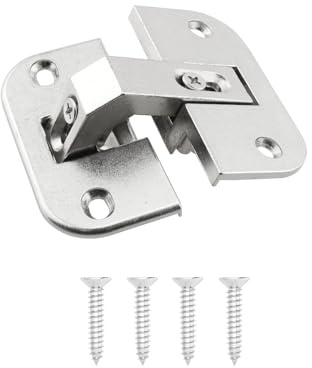 YHXiXi 343.90.710 Adjustable Concealed Corner Cabinet Stainless Steel Hinges with Screws Door Window Fittings Suitable for 17/19/21 Series Hinges