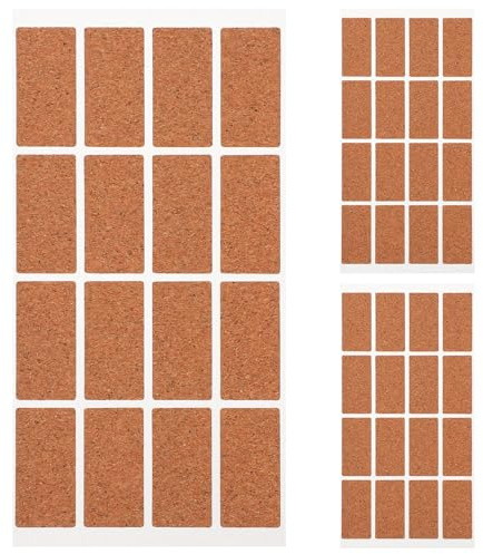 HOMOBABE 48 Stück Wasserfeste Korketiketten 15x30mm Wiederbeschreibbare Flaschenetiketten für Glas Kunststoff Multifunktionale Aufkleber zur Lebensmittel und Milchaufbewahrung