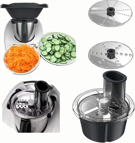 Thermomixer Tagliaverdure Frullatore Accessori Pelapatate per Bimby T M5 T M6 TM31 Acciaio Inox Multifunzionale A+B Cutter