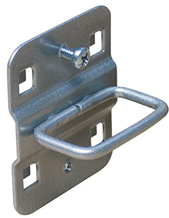 ADB Lochwand Zangenhalter Haken Halter 35, 45, 75 mm Lochwandhaken Werkzeughalter Zubehör, Farbe (RAL):Weissaluminium (RAL 9006), Länge:35 mm