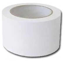 Ruban Isolant PVC Blanc 25 m Largeur 50 mm 3 W
