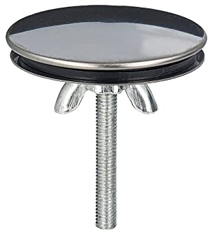 tecuro - Tapón para orificio para grifo (modelo de mercado), diámetro 42 – 43 mm, para cubrir orificios de grifo existentes en fregaderos, acero inoxidable, pulido - 12023