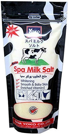 Yoko Spa mjölk salt dusch bad fuktgivande kroppstvätt (påfyllningsstorlek 300 g)