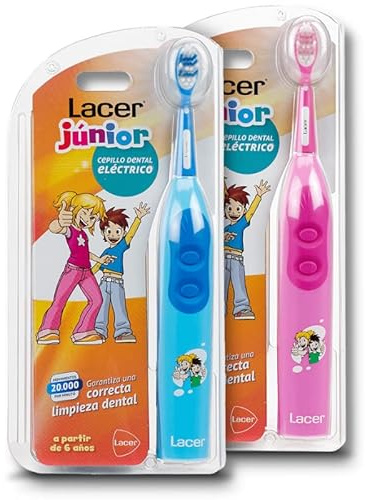 LACER Electric Toothbrush Junior - Blue, 1 Unit