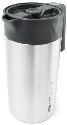 GSI Outdoors Glacier Stainless Kaffeemaschine, Silber, 976 ml
