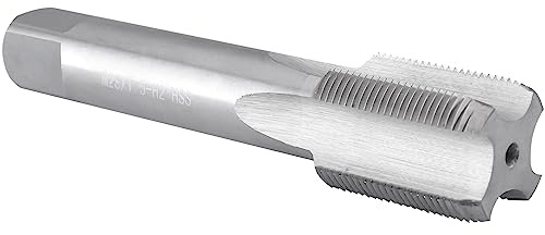 Burkit M28 x 1,5 Gewindebohrer für Rechtshänder, HSS M28 x 1,5 gerade, geriffelter Maschinengewindebohrer