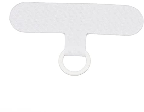 Parche de Cordón de Teléfono Móvil Universal, Accesorio de Conexión de Lengüeta de Cuerda Colgante de Teléfono Celular de Nylon Parche de Cordón de Teléfono Universal (Blanco)