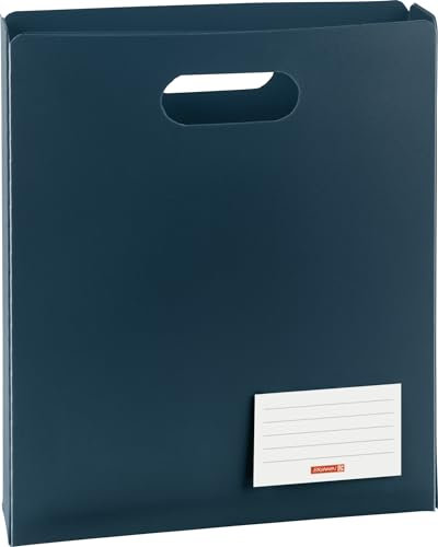 BRUNNEN Heftbox FACT!pp | A4, Füllhöhe: 50 mm, denim