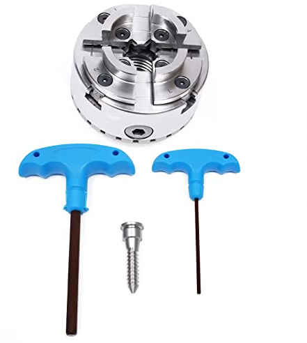 Backenfutter Spannfutter Mit Zentralverstellbare, Steigung, 4 Backenfutter, 3,75 Spannfutter Backenfutter Drechselbank Drechselspannfutter Futter für Drehmaschine M33