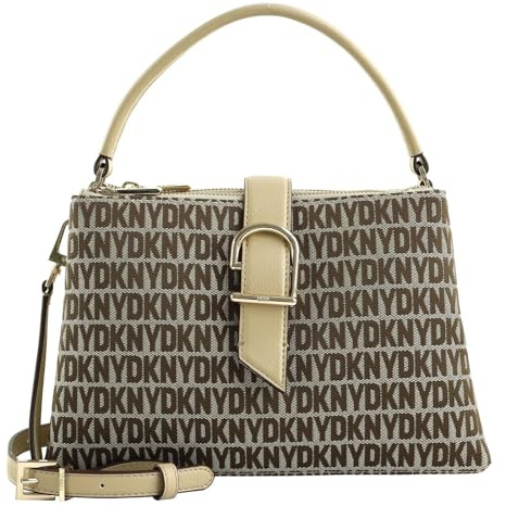 DKNY Women's Deena Top Handle Satchel, Chino/Light Khaki, One size