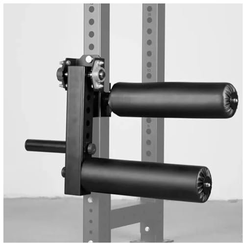 HMWOKPOT Seated Leg Extension and Curl Machine Adjustable Plate Loaded Leg Extension Attachment, Fitness Squat Rack Accessories for Effective Leg Muscle Training,for barbells 50mm,16mm