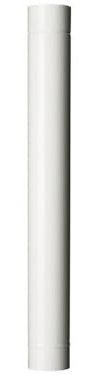12PZ TUBO PER STUFA A LEGNA PORCELLANATO CLASSIC Col. Bianco Ï cm. 12x 25