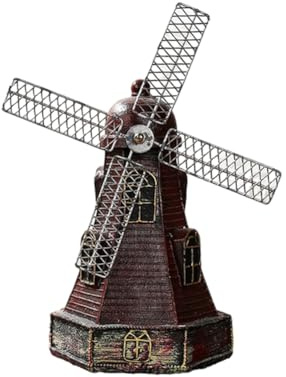 Foemey Sparschwein aus Kunstharz, Retro-Spardose, Spardose, Windmühle, Handwerk, Niederlande, Kunstharz, Basteln, Kunstharz, A-1