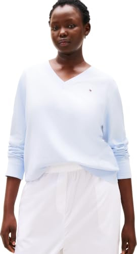 Tommy Hilfiger Jersey Mujer Jersey Stitch con Cuello de Pico