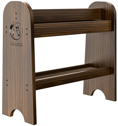 Novona Paulownia Wood Saddle Rack, Ideal Saddle Stand for Horse Tack Organizers & Western Saddles Sstand, Stores & displays Your Trophy Saddles(with a Pattern)