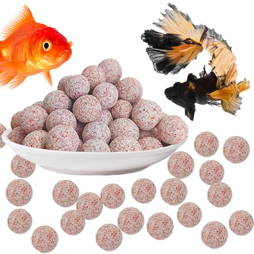 Fish Tank Bio Balls | 500g Biochemical Ball Filter Media | Aquarium Bio Balls Filter Media | Aquarium Ceramic Bio Filter Media Sphere For Freshwater Aquarium And Marine Fish Tank Sump, Canister, Ponds