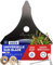 GARLAVIE 3-Blatt Freischneider Messer – Robustes Mulchmesser für Motorsense & Rasentrimmer – Starkes Freischneider Zubehör für dichtes Gras & Gestrüpp