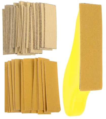 SHINEOFI Micro Sander Kit Hand Sanding Block Set Sandpaper Wood Polishing Equipment for Woodworking