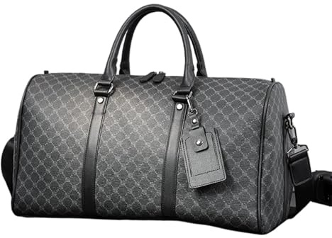 LYXYGMV Herren Sporttasche Leder Weekender Taschen Große Kapazität Reisetaschen Herren Seesäcke Für Reisen oder Fitness