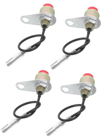 WEKADRIN Controllo per Trimmer 4 Pezzi Interruttore Spegnimento Tosaerba Arresto Protettivo per Giardino Compatibile Gx35 per Attrezzi da Prato