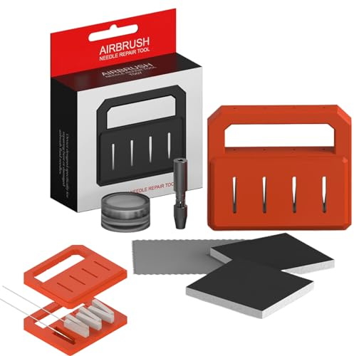 Patifirst Aiguille Aérographe Réparation,Outil de Polissage Aérographe | Set de Réparation pour Maquillage Décoration de Gâteaux Coiffure