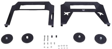 Spacnana Kit de Montage sur Toit de Voiture pour Antenne Parabolique Gen 3, Base Magnétique avec Bords de Protection, Kit de Montage Plat en Acier au Carbone pour Camping-Car, Camion, Bateau,