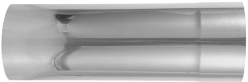 Cabilock Tubo di Prolunga per Canna Fumaria in Acciaio Inossidabile 30 CM Kit Tubo di Scarico per Stufa a Legna e Caldaia Compatibile per Riscaldamento Rurale e Caminetti