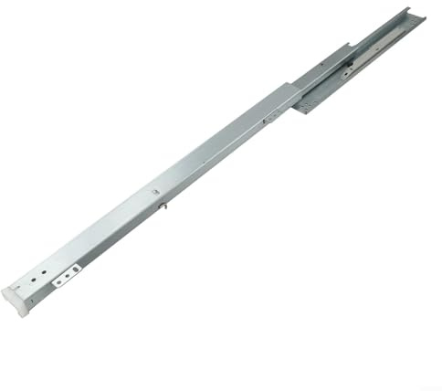 Guide per cassetti in acciaio con montaggio a pavimento, chiusura ammortizzata silenziosa con smorzamento idraulico, guide a estensione completa che supportano 40 kg, coppia (450 mm)