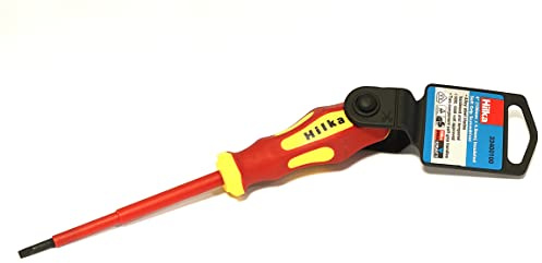 Hilka 33400100 100 x 100 x 4 mm isolée VDE Soft Grip Tournevis