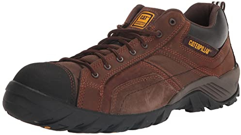 Cat Footwear Mens Argon Composite Toe Construction Shoe, Dark Brown, 11 US