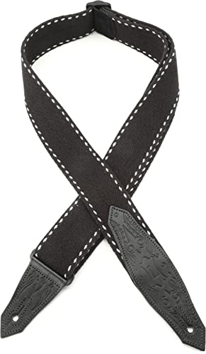 Levy's Leathers MSSC80-BLK Akustikgitarrengurt