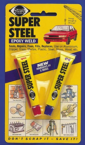 Colle époxy super Acier - 2 x 25 g - époxydes - Plastic Padding