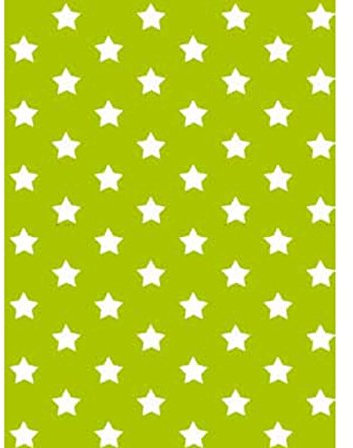 Klebefolie - Möbelfolie Stars - Sterne grün - 45 cm x 200 cm moderne Selbstklebefolie Folie Dekorfolie mit Motiv