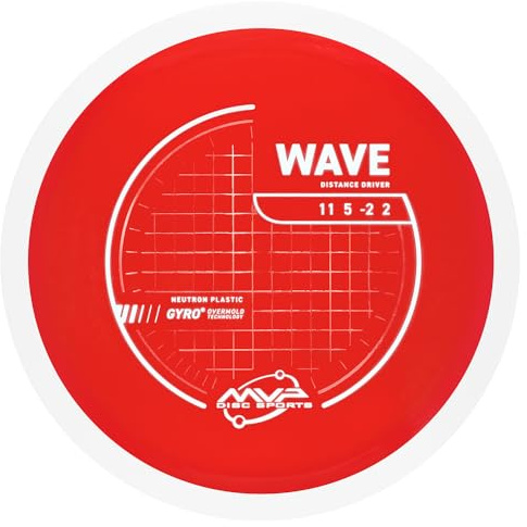 MVP Disc Sports Neutron Wave Disc Golf Distance Driver (170-175g / Colors May Vary)