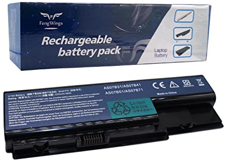 FengWings® 5200mAh Akku AS07B31 AS07B41 AS07B51 AS07B61, Ersetzen für Acer Aspire 5710 5715 5910 5920 5935 7220 7520 7710 7720 7730 8730 8920