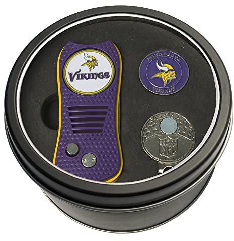 TEAM GOLF NFL Mens Tin Set - Switchfix, Cap Clip, Marker