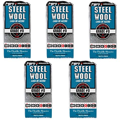 HOMAX Corporation 10121110 Steel Wool No. 0 PK/12, 5 Pack