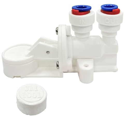 Max Water Leak Detector Automatic Shut-Off Valve – Stop Water Supply When Water Leaks for RO (Reverse Osmosis) and Under Sink Water Filtration System (Leak Detector Shut Off Valve 20 MM Pad)