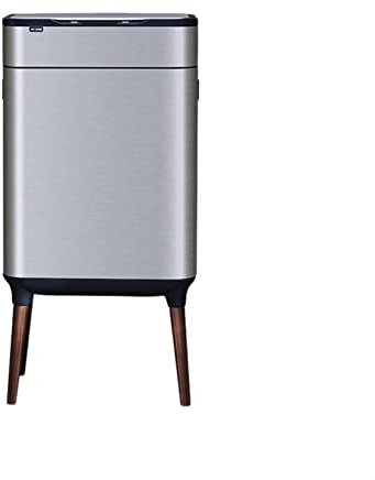 Cubo de basura 2 0l/30l Inducción inteligente Batón de inducción Sala de estar de cocina doméstica Oficina de acero inoxidable de acero inoxidable Trasa de pie alto lata de gran capacidad Papeleras