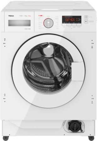 TEKA Lavadora-Secadora Integrable 8 kg Lavado 6 kg Secado, 16 Programas, Panel Electrónico, Centrifugado 1400 RPM, Modelo LSI6 1480