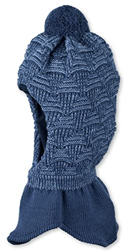 Sterntaler Unisex Mütze Schalmütze Strick Rautenmuster